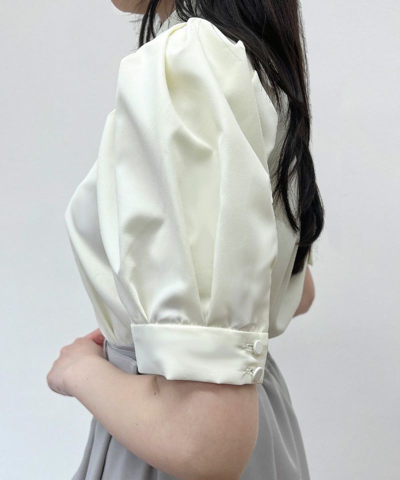 Ivory×Blue / 157cm / Tie removed