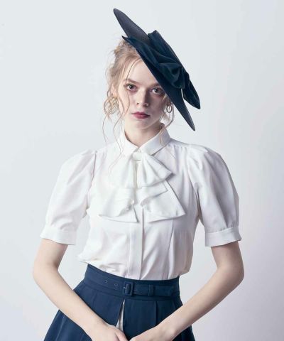 Drape tie shirt/an another angelus [53BF01h004]