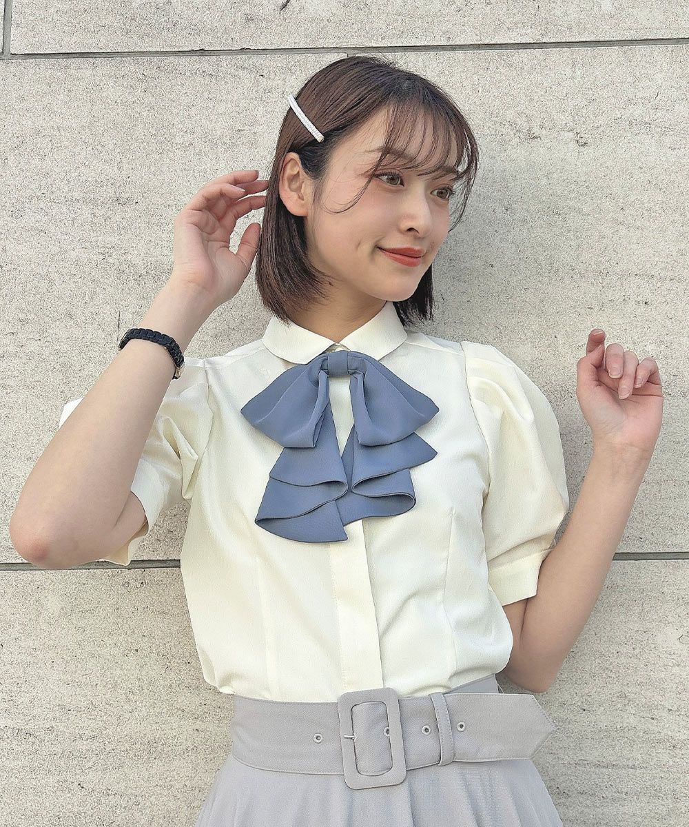 ivory×blue / 165cm