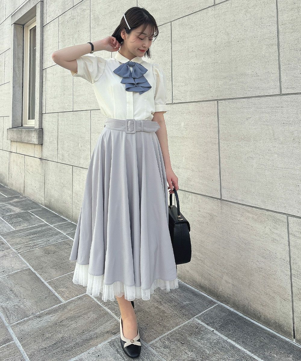 ivory×blue / 165cm
