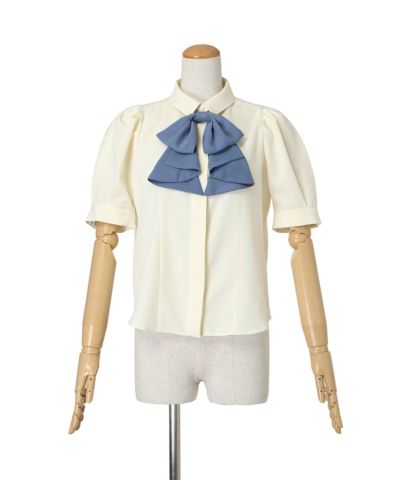 ivory × blue