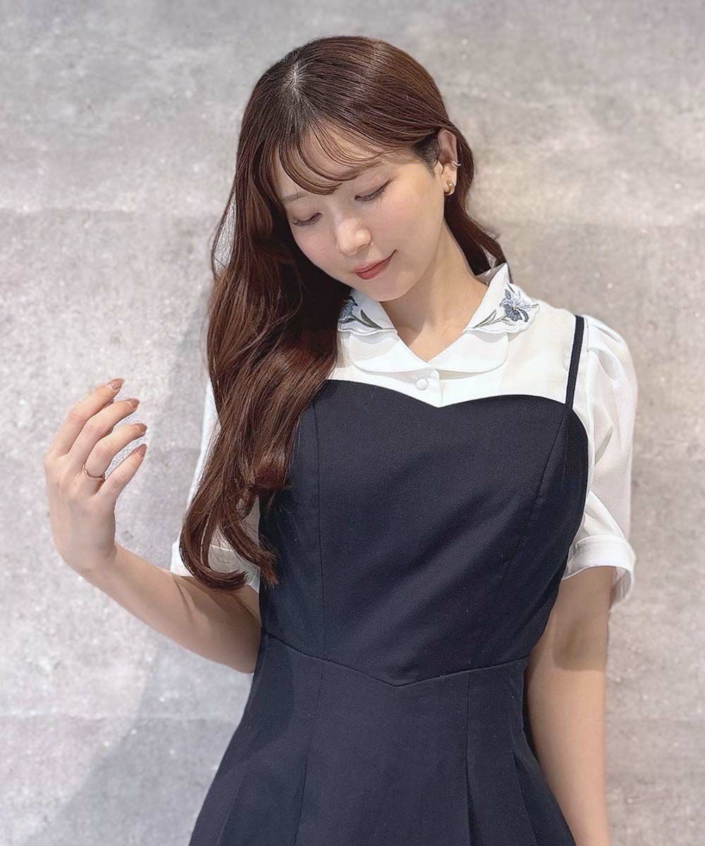 off white×blue / 150cm