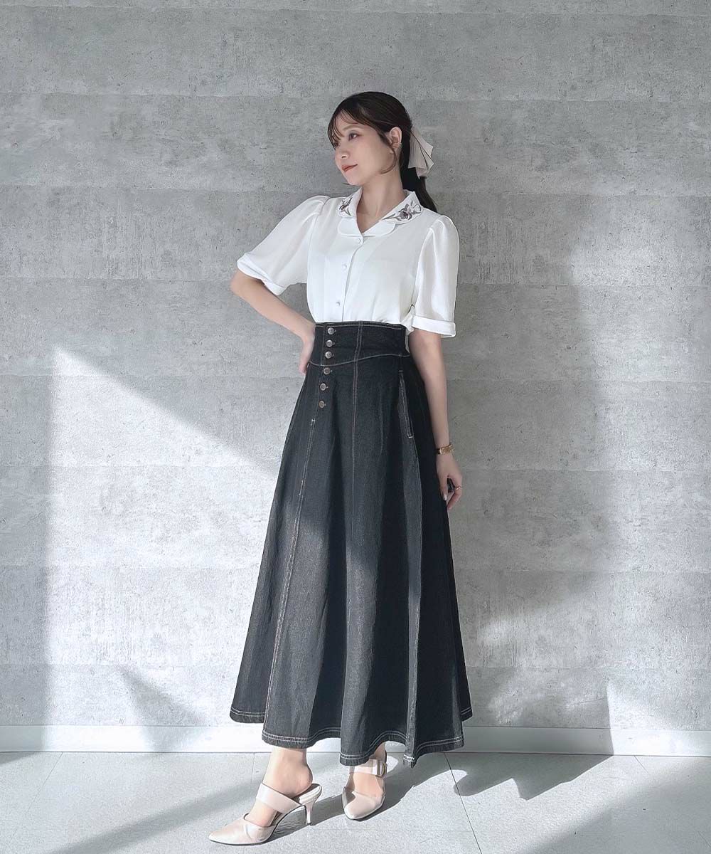 off white×purple / 150cm