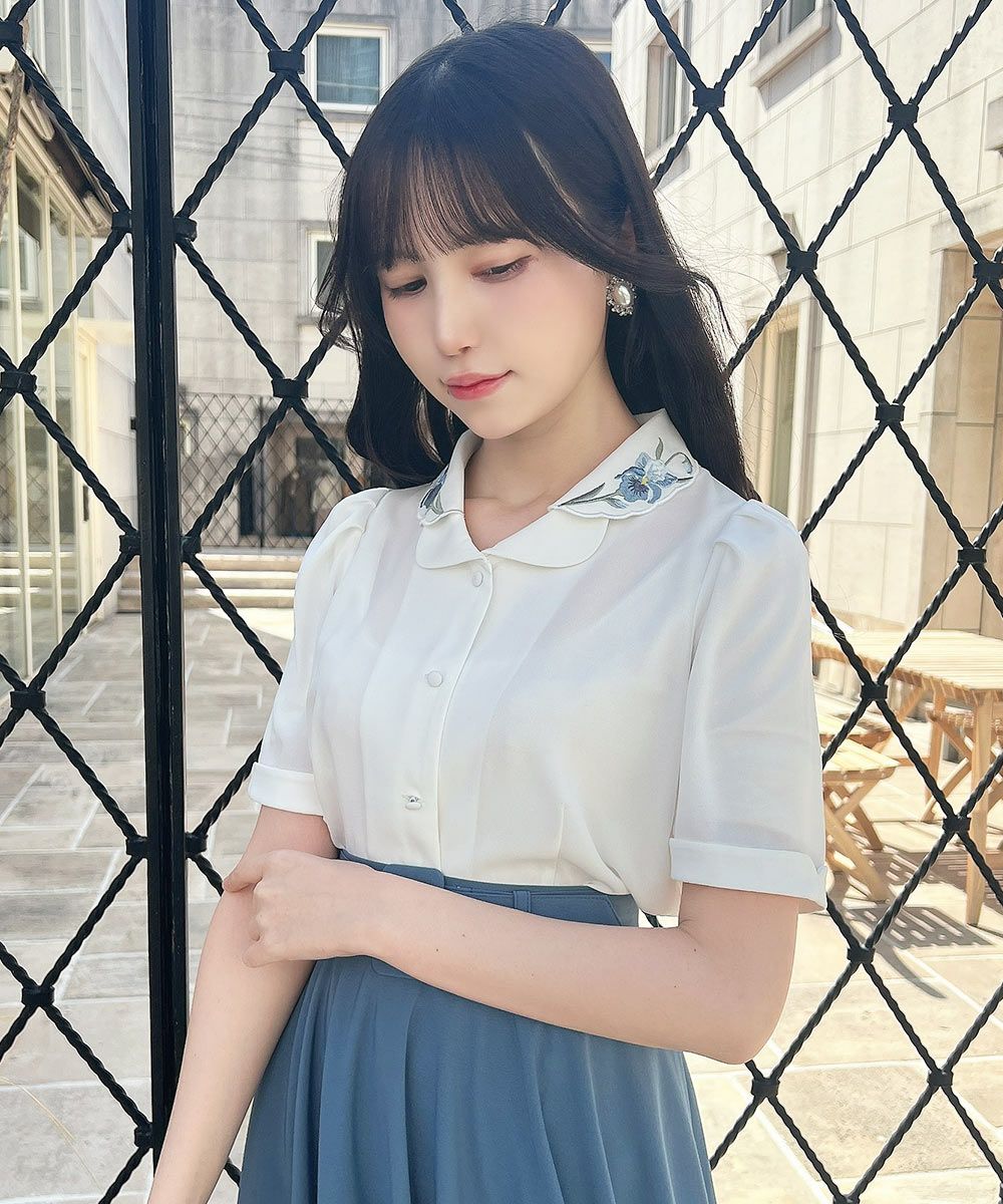 off white×blue / 157cm