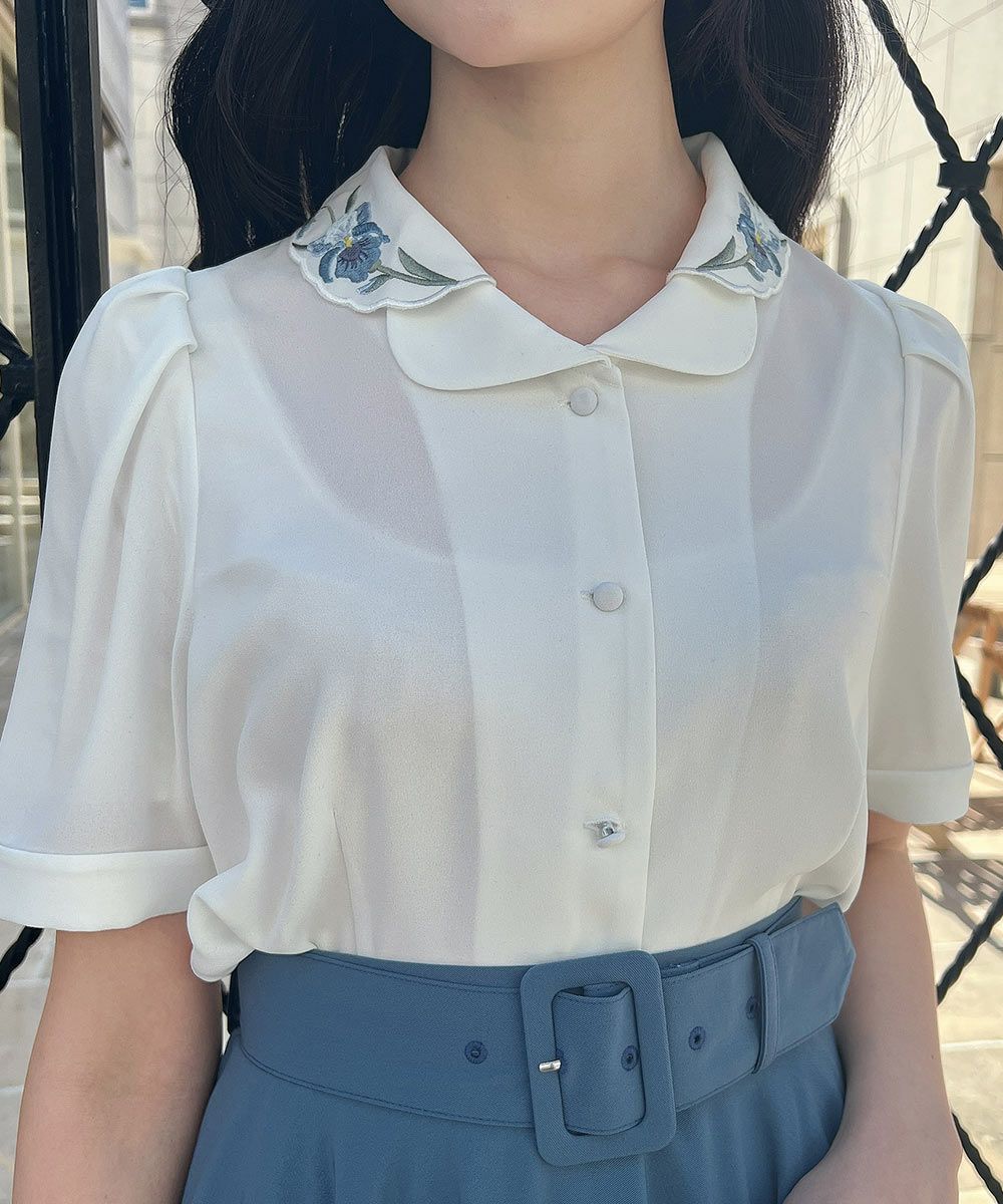 off white×blue / 157cm