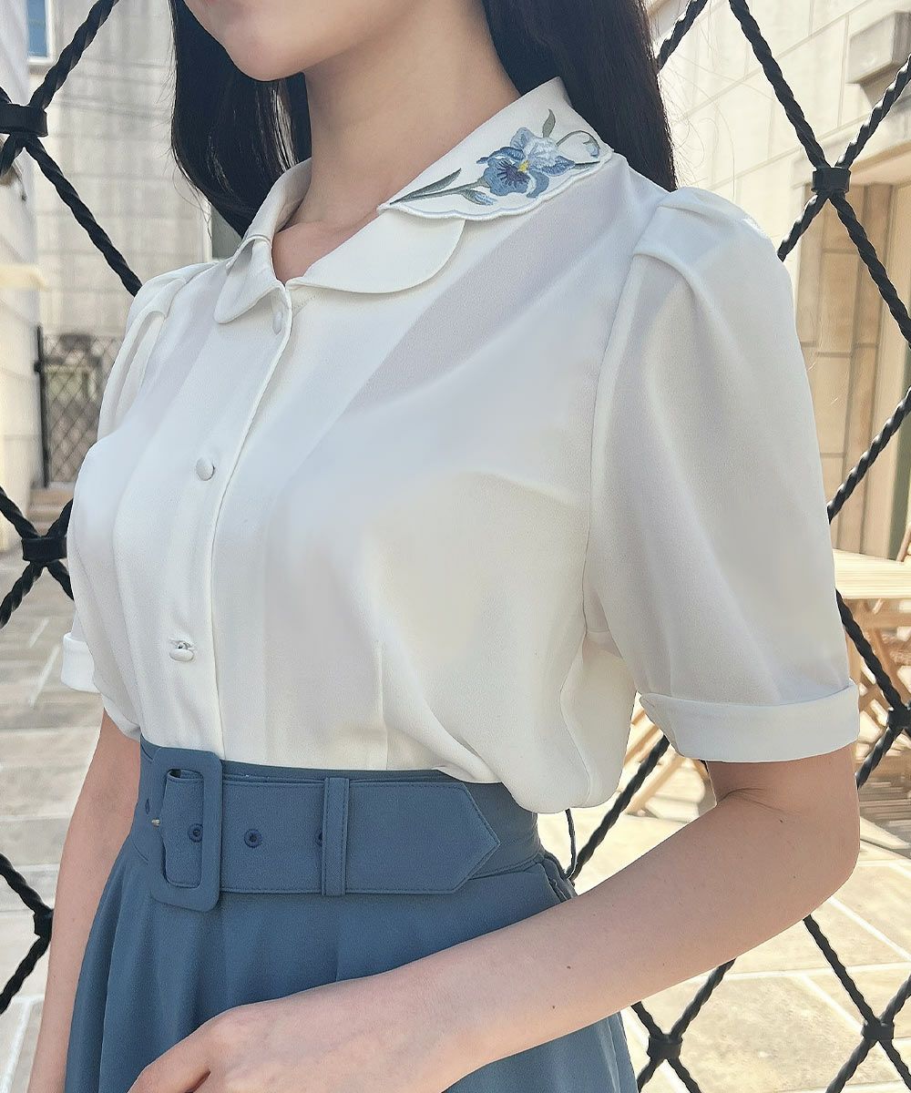 off white×blue / 157cm