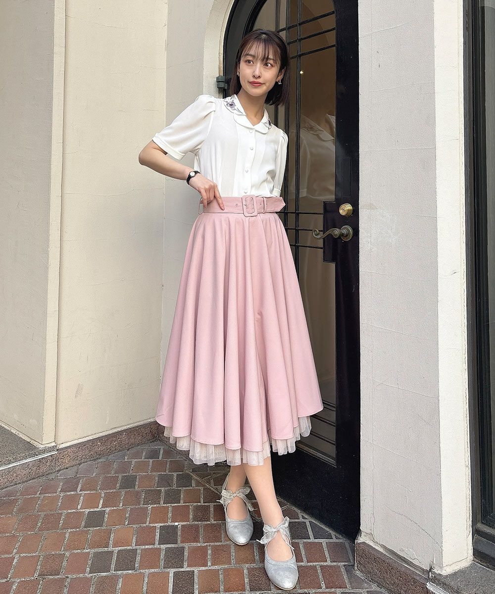 off white×purple / 165cm