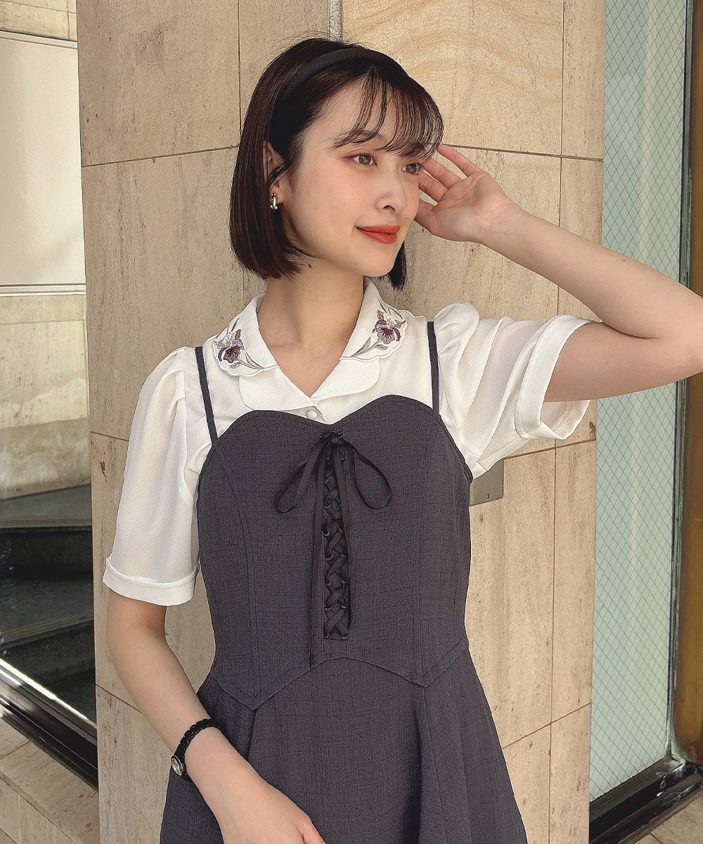 off white×purple / 165cm