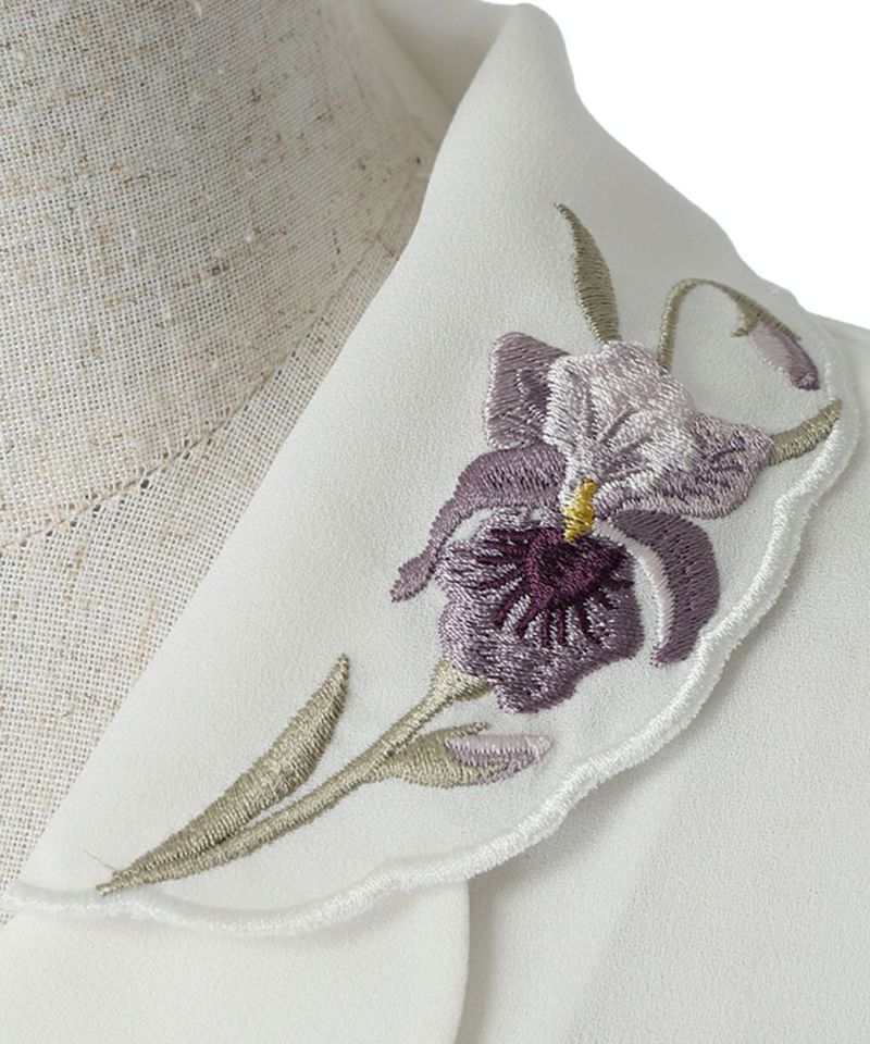 Embroidery (off white x purple)