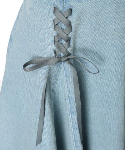 Lace-up (light blue)