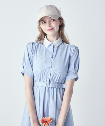light blue×white / 173cm
