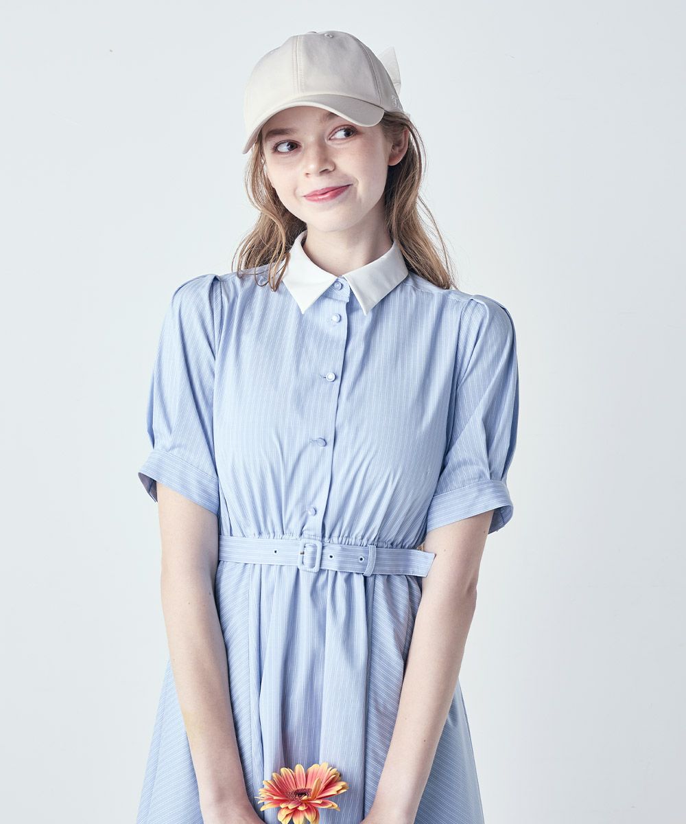 light blue×white / 173cm
