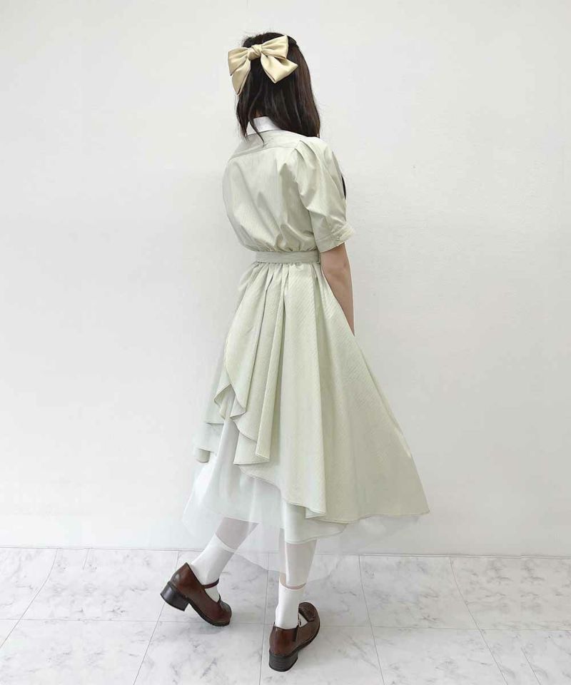 light yellow×white / 157cm