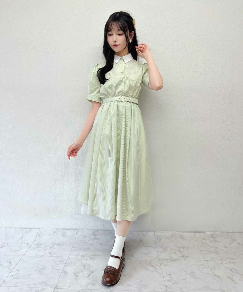 light yellow×white / 157cm