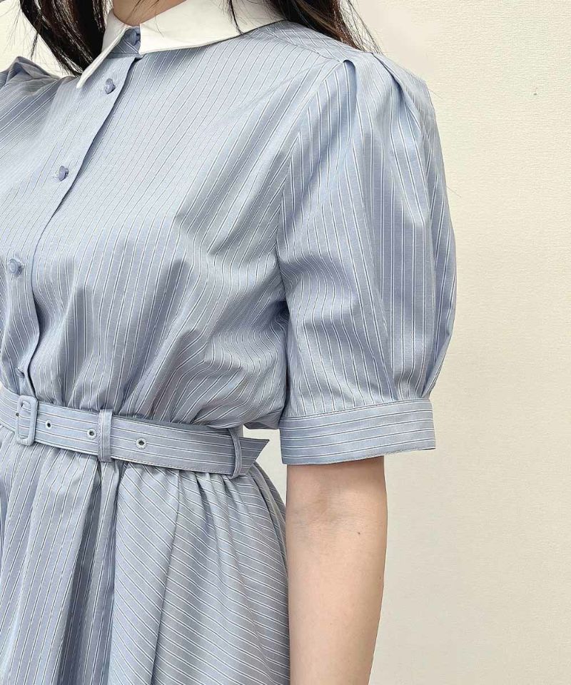 light blue×white / 157cm