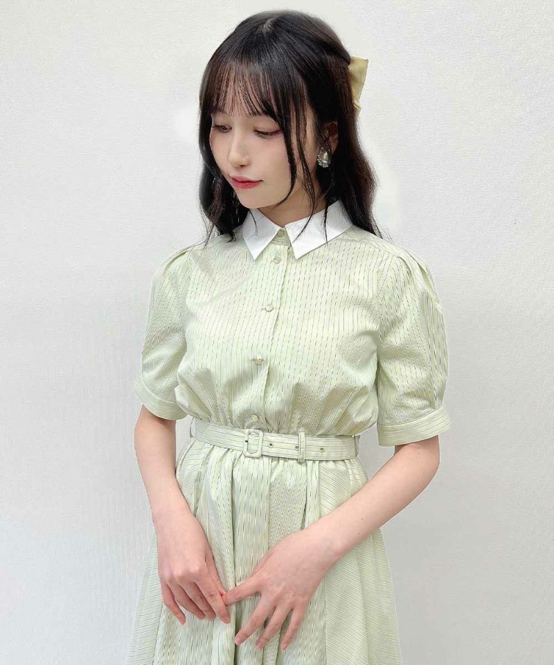 light yellow×white / 157cm