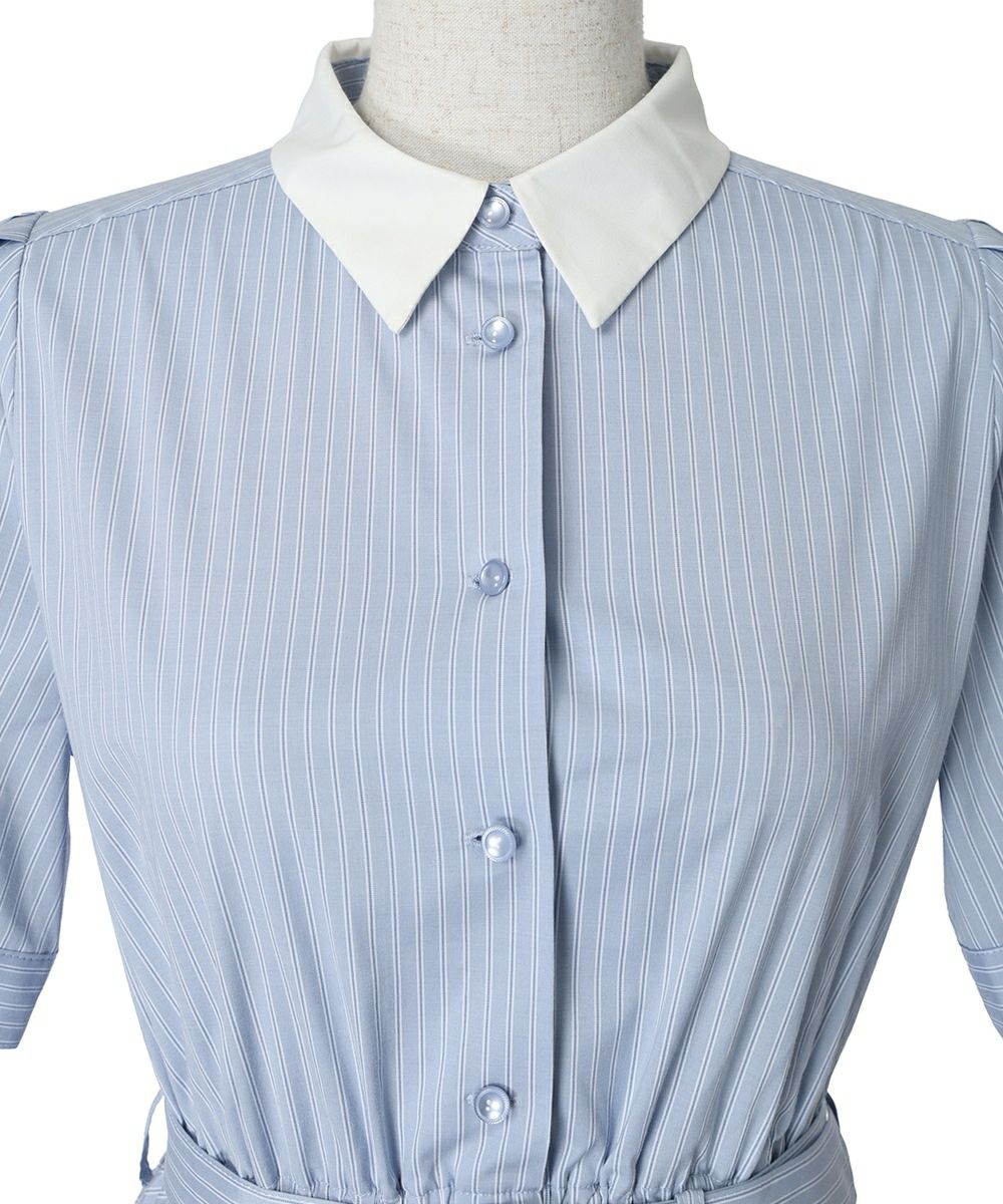 フロントアップ (light blue×white)