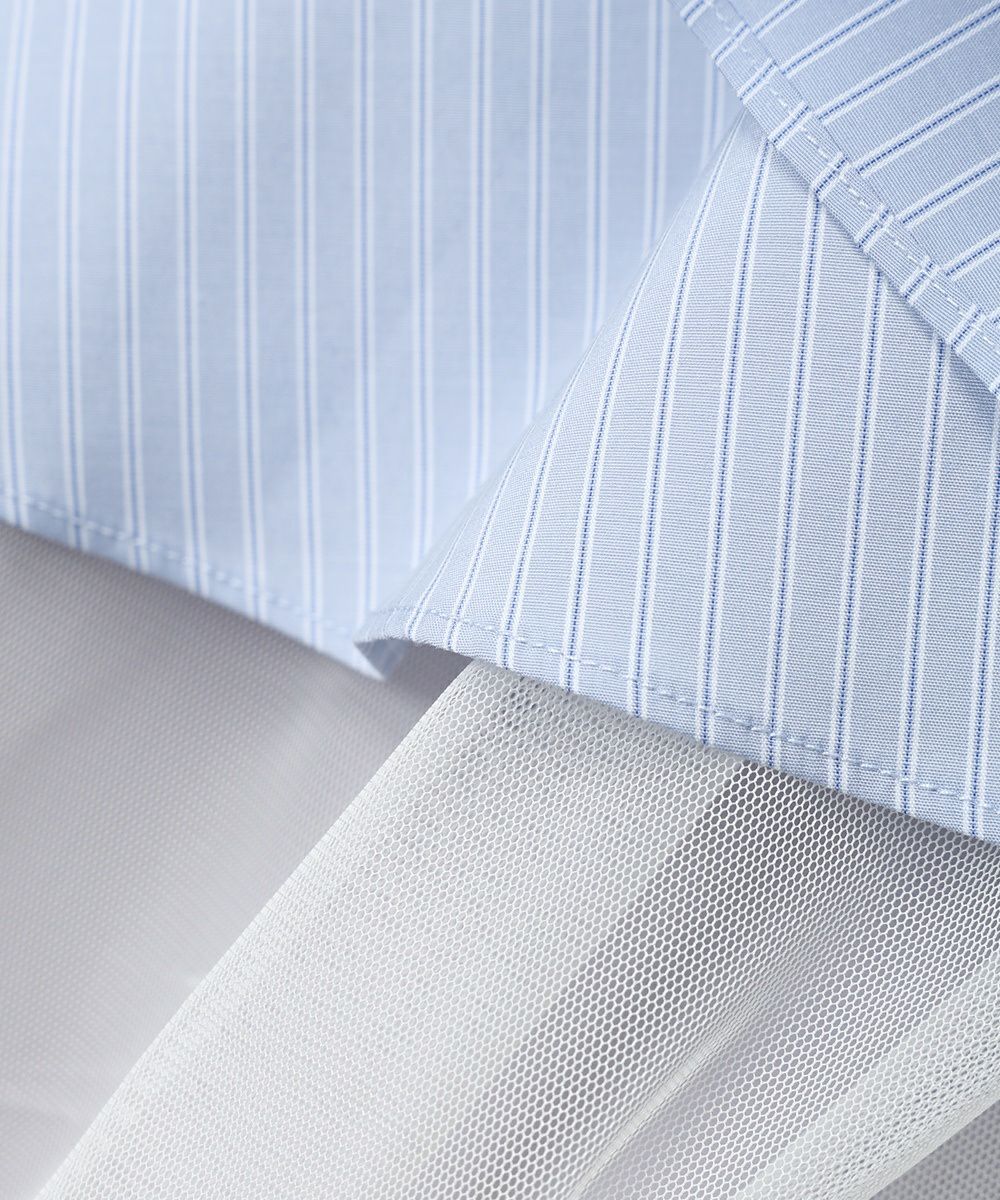 生地アップ (light blue×white)