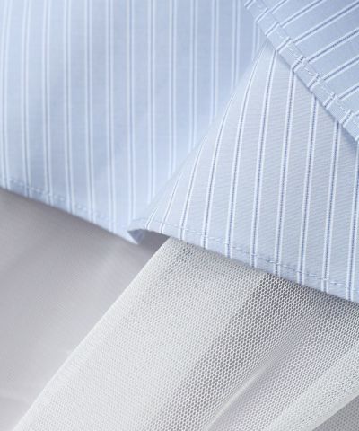 Fabric up (light blue x white)