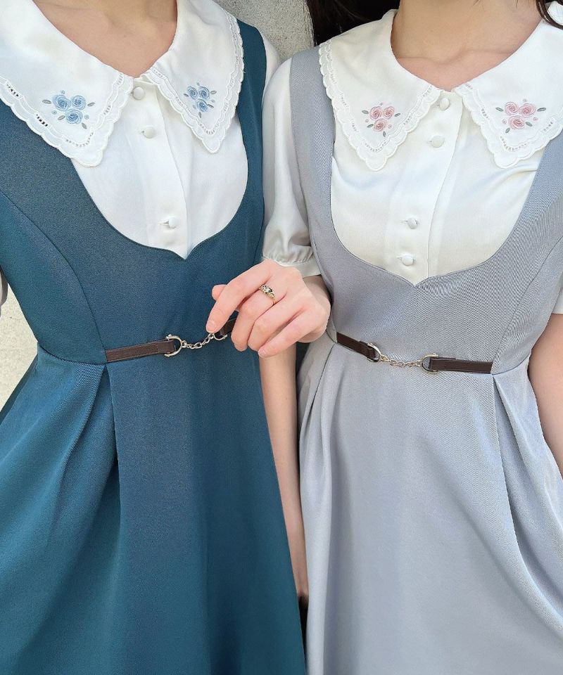 Left: blue green / 165cm, Right: blue gray / 157cm
