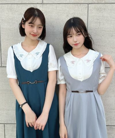 Left: blue green / 165cm, Right: blue gray / 157cm