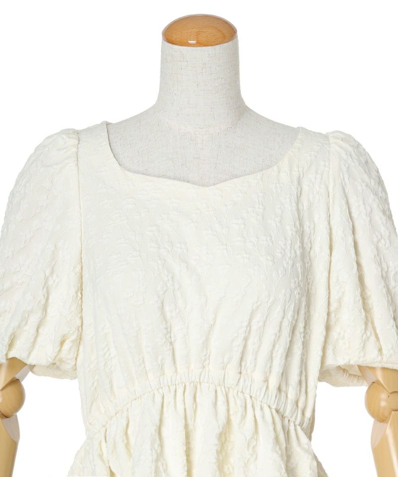 付け衿を外した状態 (ivory)