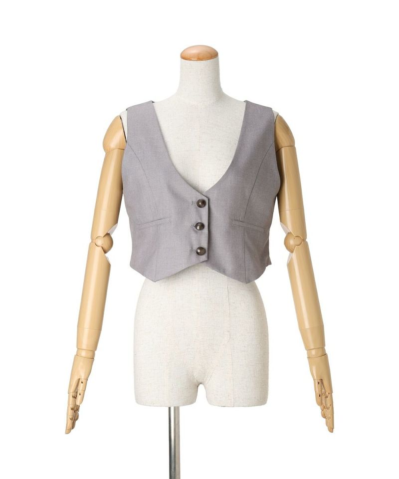 Vest (lavender gray)