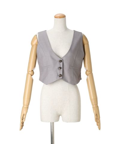 Vest (lavender gray)