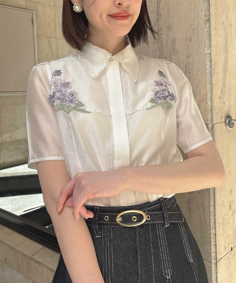 off white×purple / 165cm