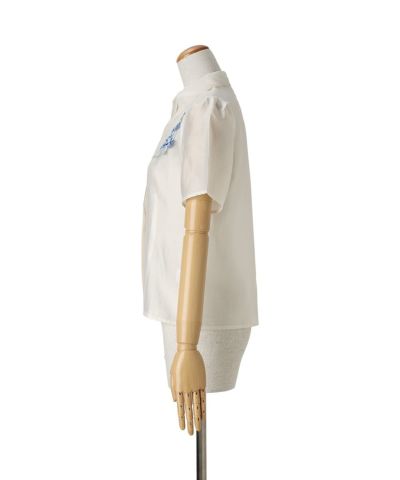 Side (ivory x blue)
