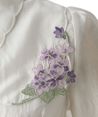 Embroidery (off white x purple)
