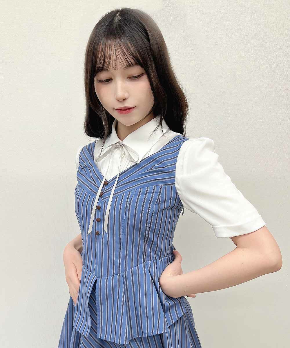 blue × brown / 157cm