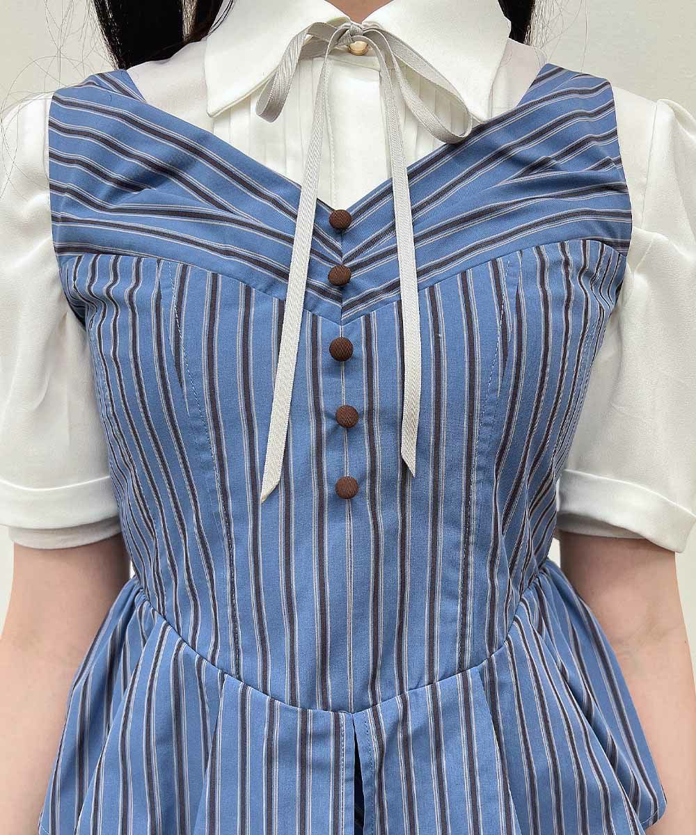 blue × brown / 157cm