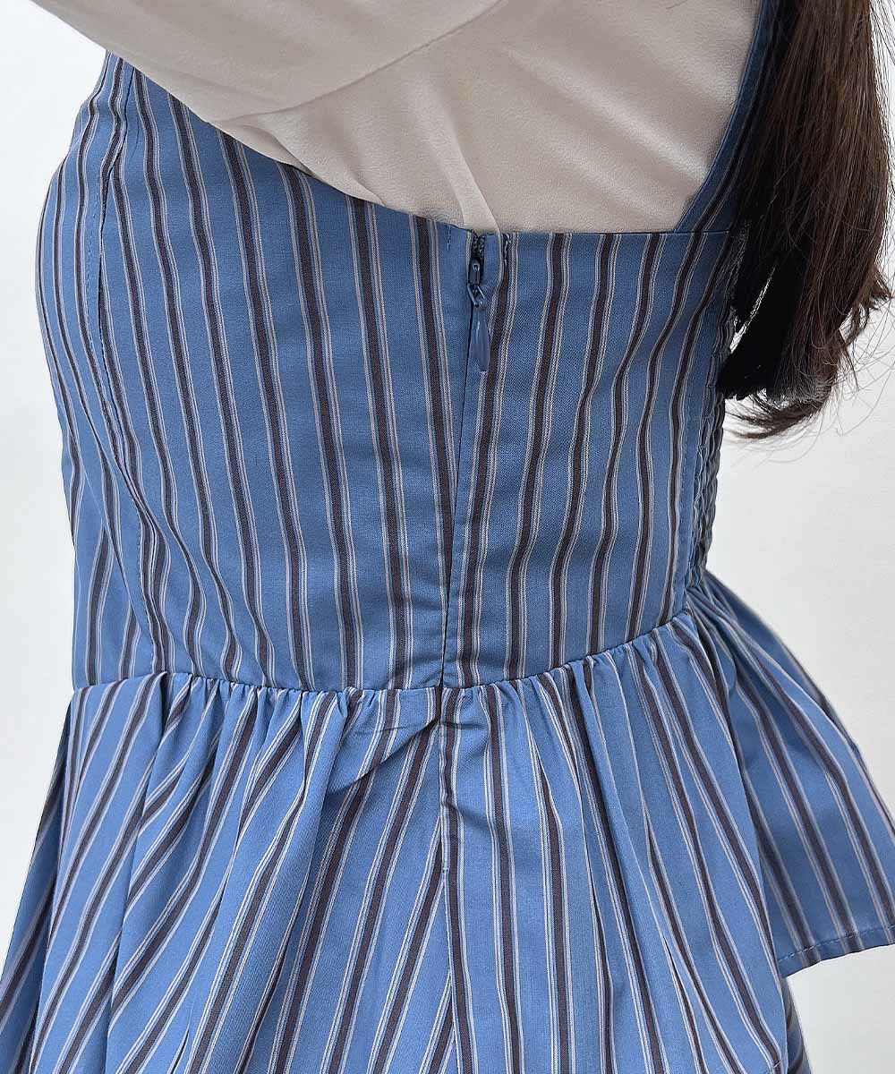 blue × brown / 157cm