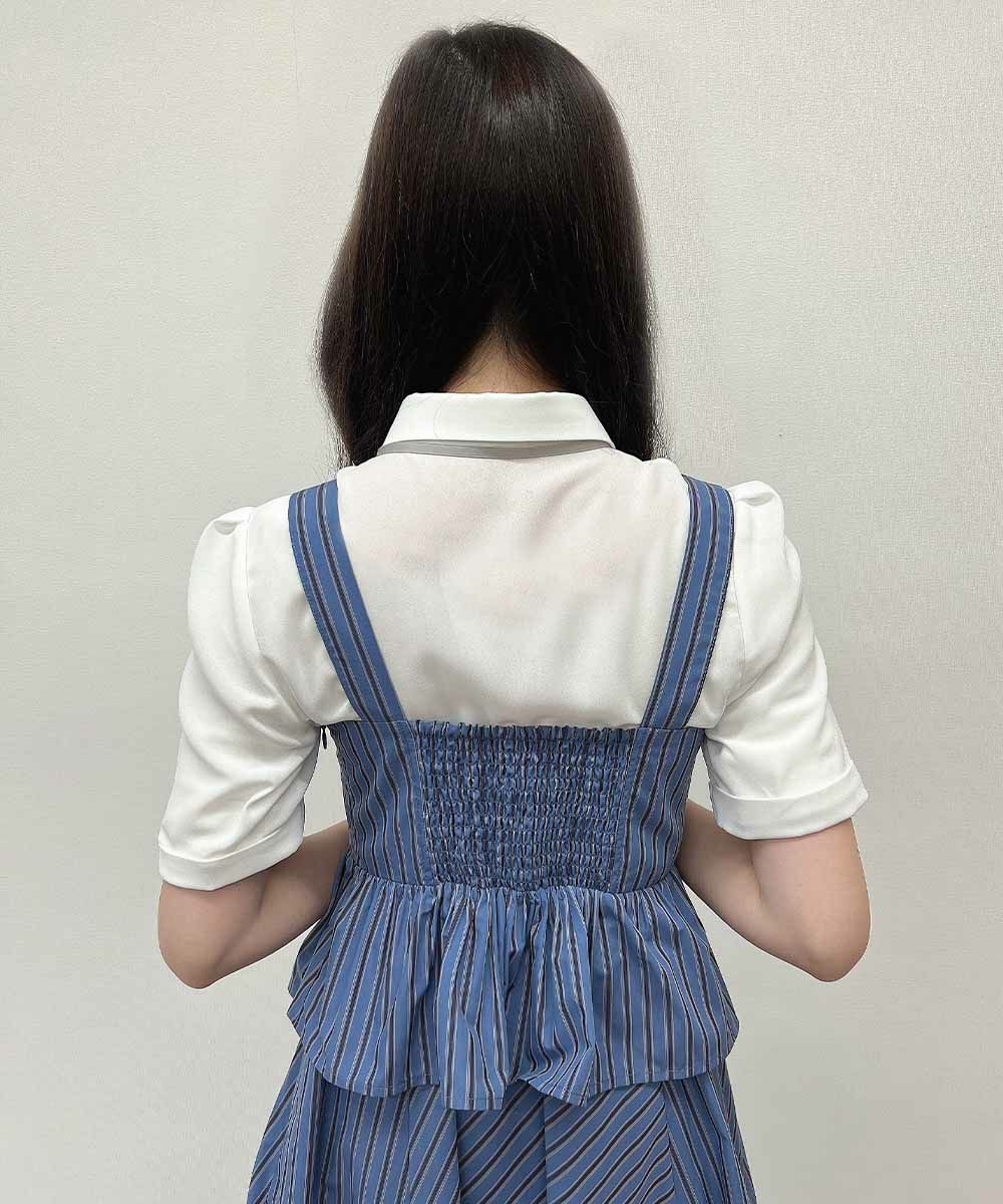 blue × brown / 157cm