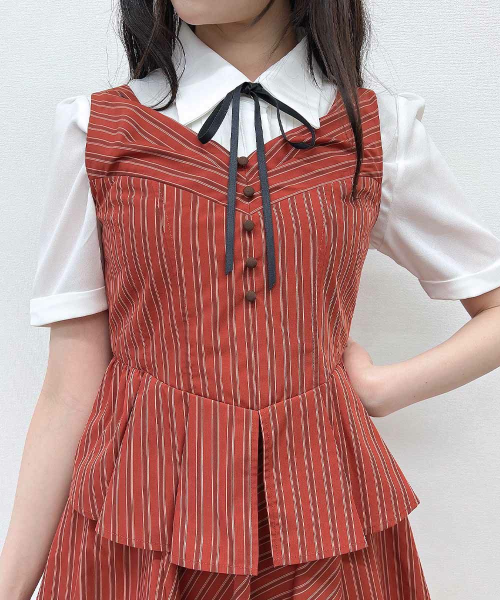 bordeaux × beige / 157cm