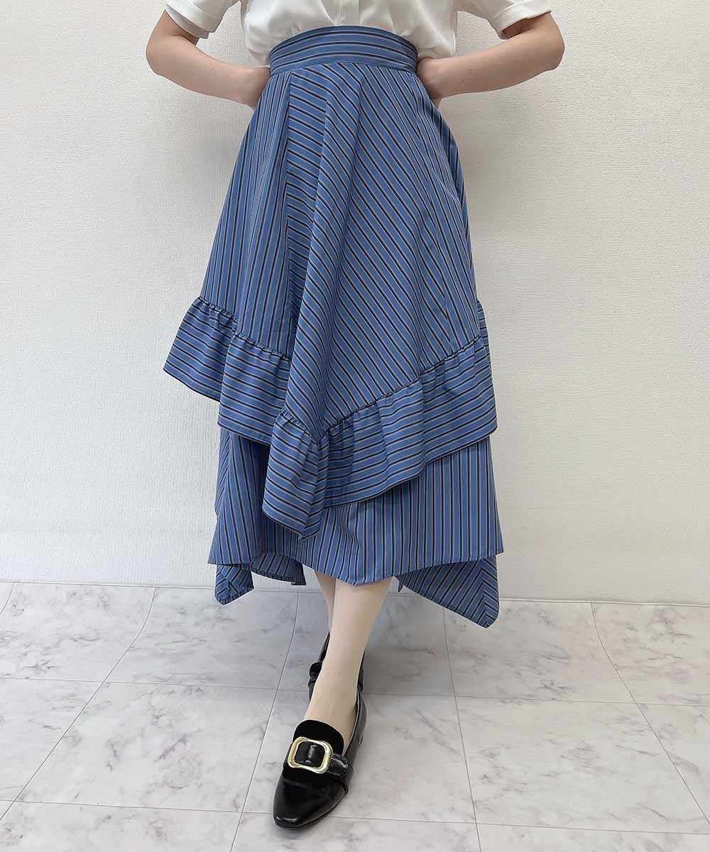 blue × brown / 157cm