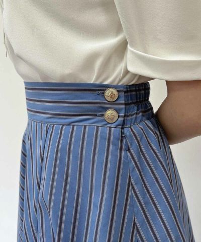 blue × brown / 157cm