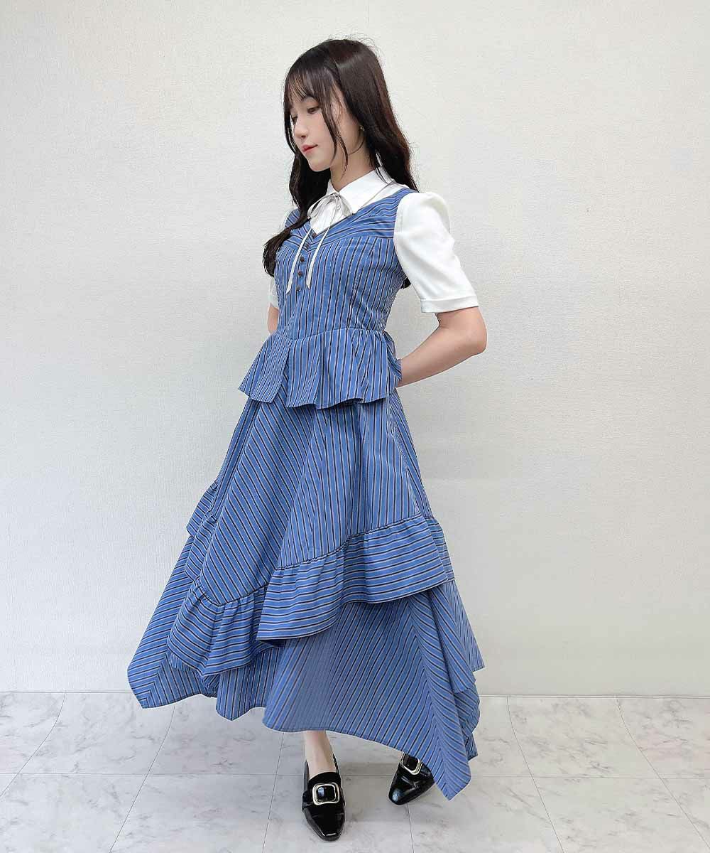 blue × brown / 157cm