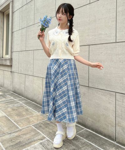 white×blue / 157cm