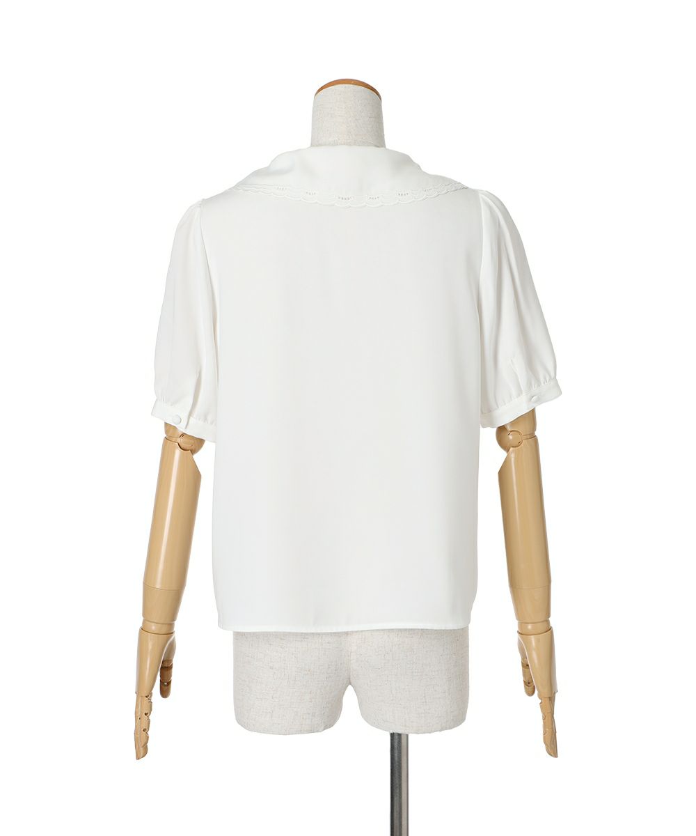 バック (white×blue)