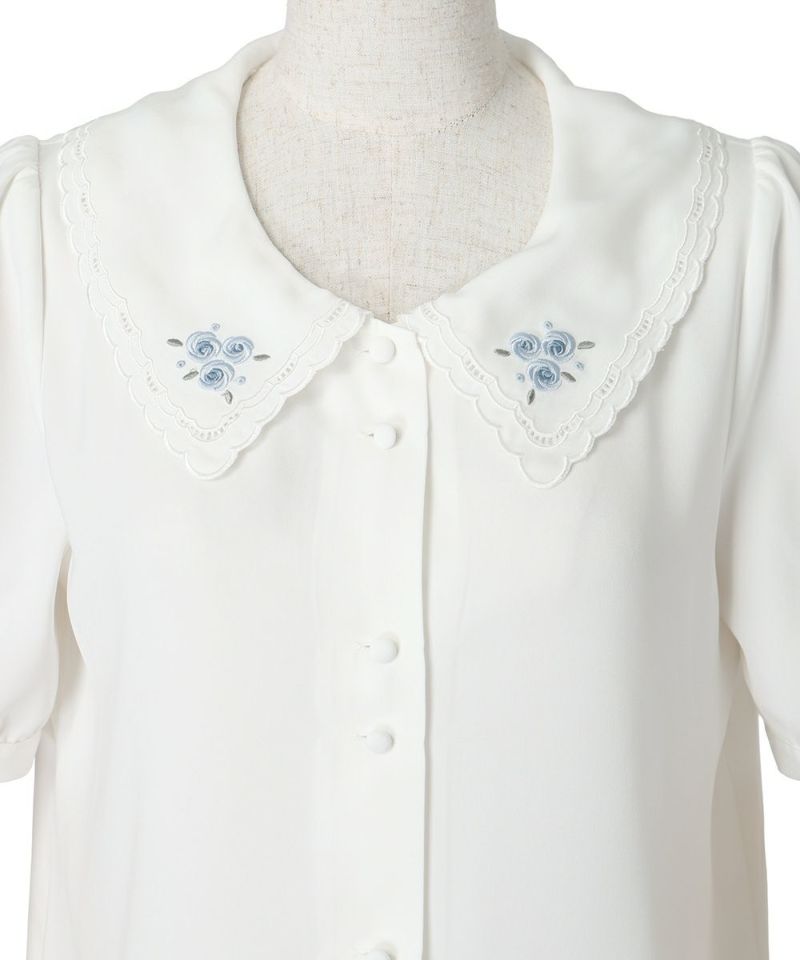 Front up (white x blue)