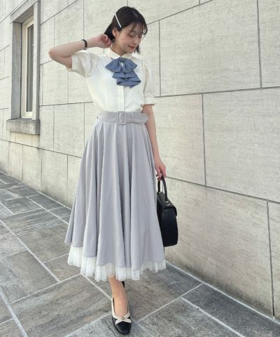 ivory×blue / 165cm