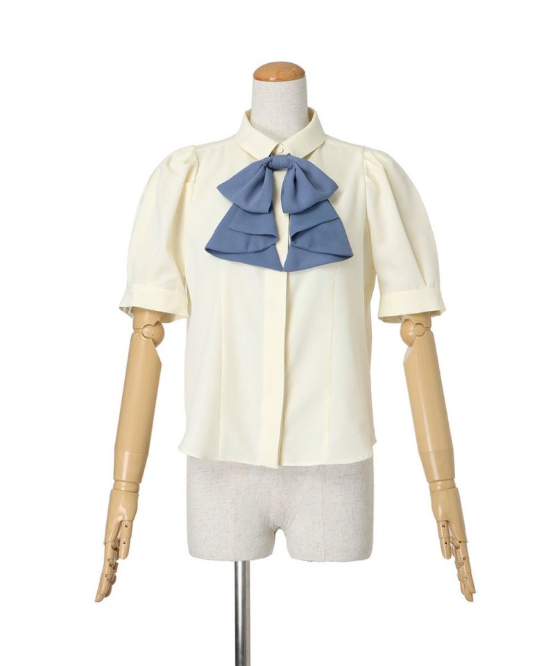 ivory × blue