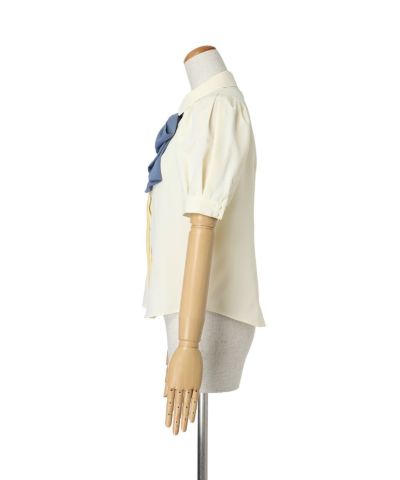Side (ivory x blue)