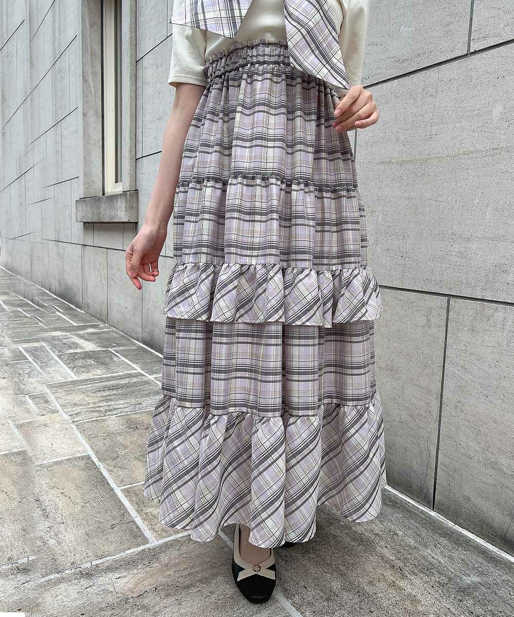 lavender×white / 157cm