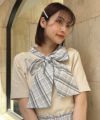 light blue×white / 165cm