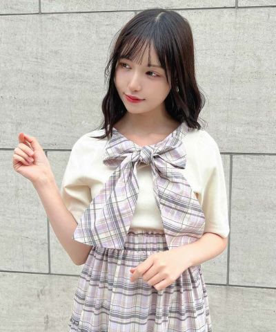 lavender×white / 157cm