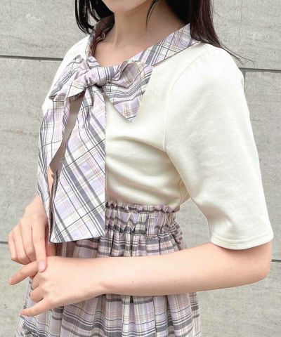 lavender×white / 157cm