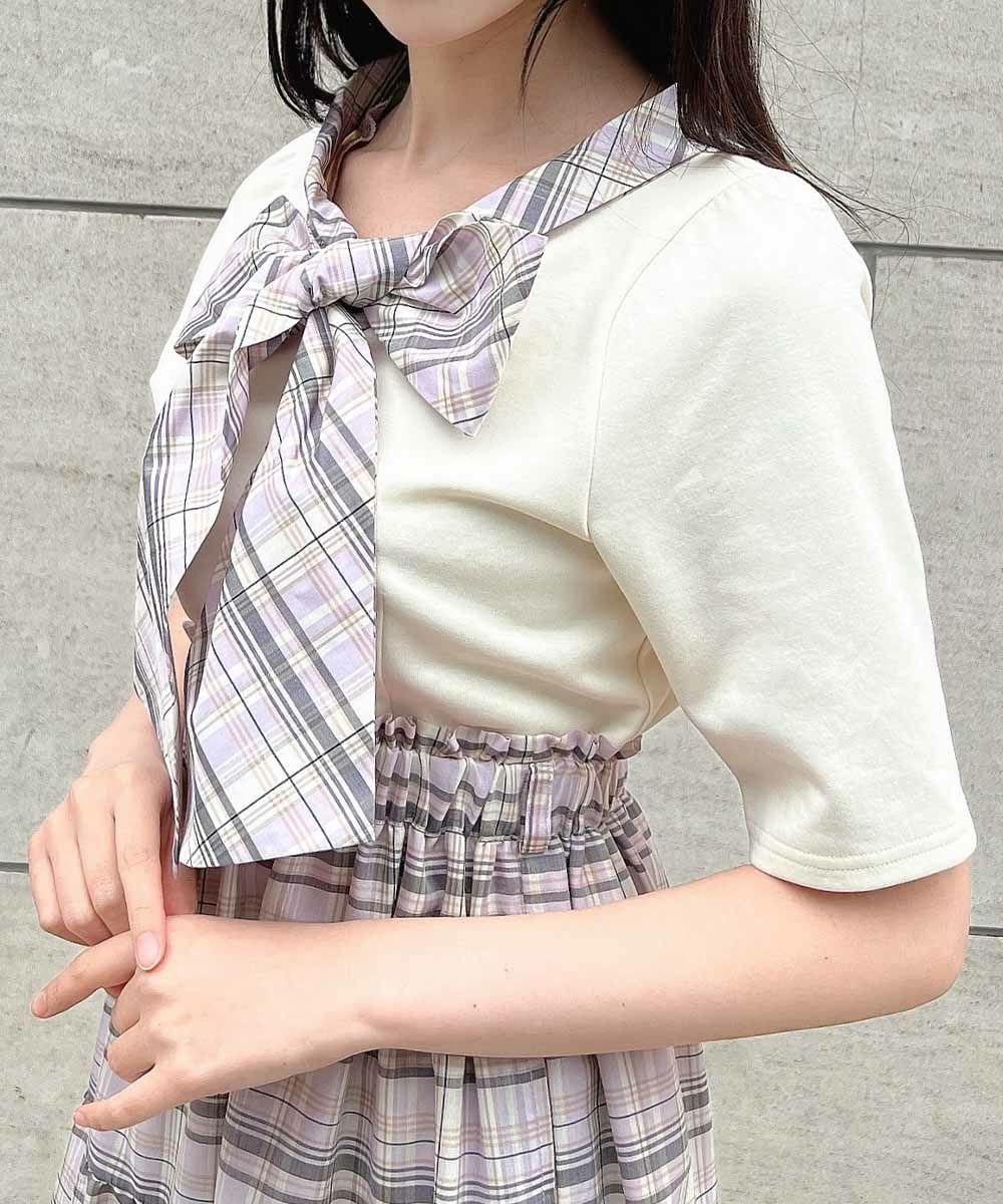 lavender×white / 157cm